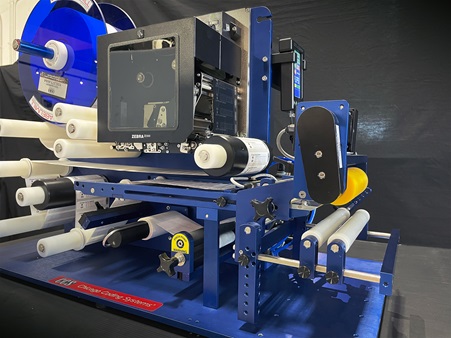Label Mill 4012TT-PAS, a tabletop print-and-apply labeling system by Chicago Coding Systems