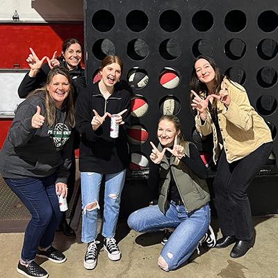 TEKLYNX employees at company outing for Best Places to Work award news
