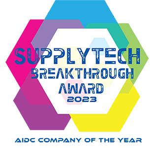 SupplyTech Breakthrough Award AIDC Company of the Year Badge