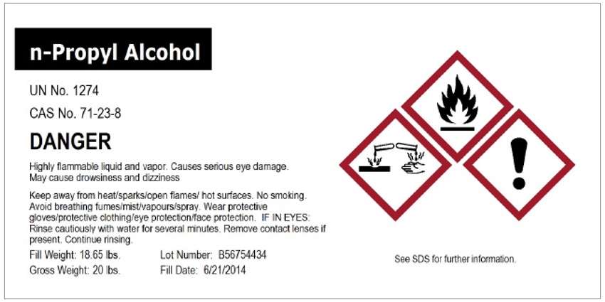 GHS label