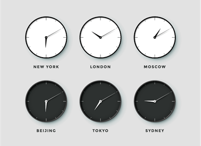 Labeling challenges across multiple time zones