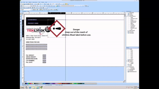Creating a GHS-compliant label