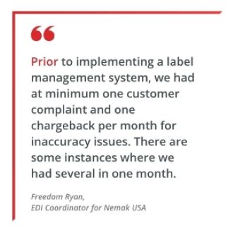 Quote about label management