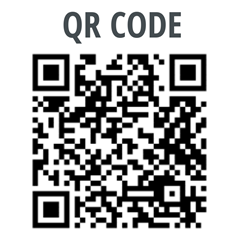 QR code barcode symbology created in label design software